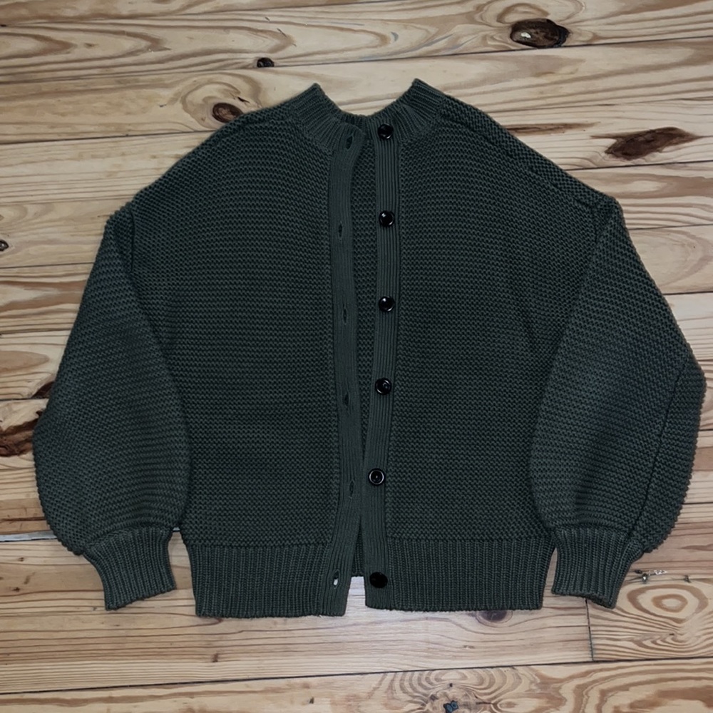 Alex Mill Button Back Crewneck Sweater - Small